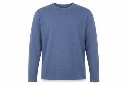 Springfield Men's Blue Cotton Crew Neck Pullover Jumper XL