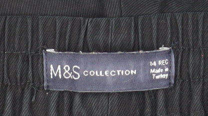 Marks and Spencer Women’s Black Lyocell Joggers Size 14 Regular