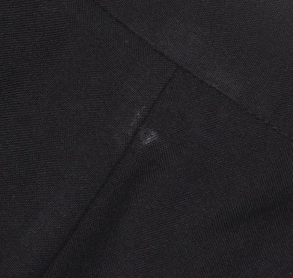 Damart Women's Black Straight Leg Polyester Trousers Size 18