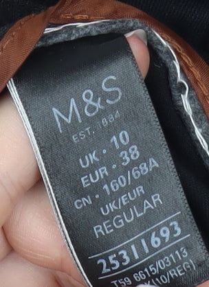 Marks and Spencer Women’s Black Size 10 Regular Dress Pants