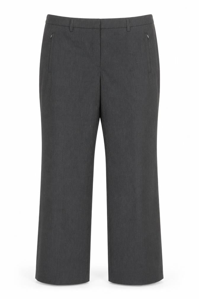 Marks & Spencer Women’s Grey Size 14 Straight Leg Dress Trousers