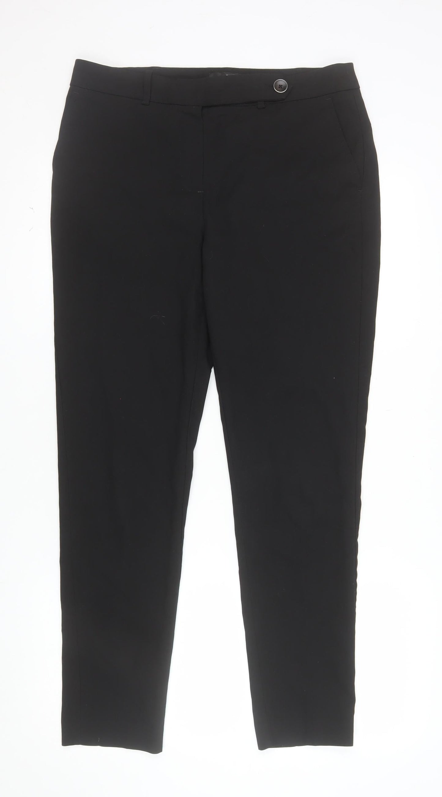 Next Women's Black Slim Fit Tailored Dress Pants Size 10L