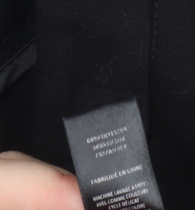 Hervé Benard Women's Black Size 10 Straight Leg Dress Pants