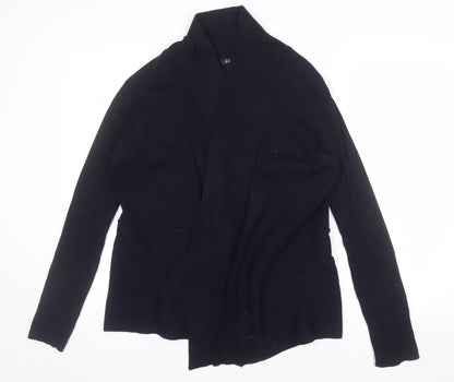89th & Madison Women's Black Knit Open Cardigan M