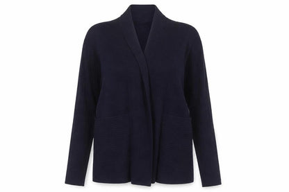 89th & Madison Women's Black Knit Open Cardigan M