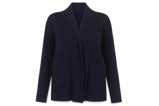89th & Madison Women's Black Knit Open Cardigan M
