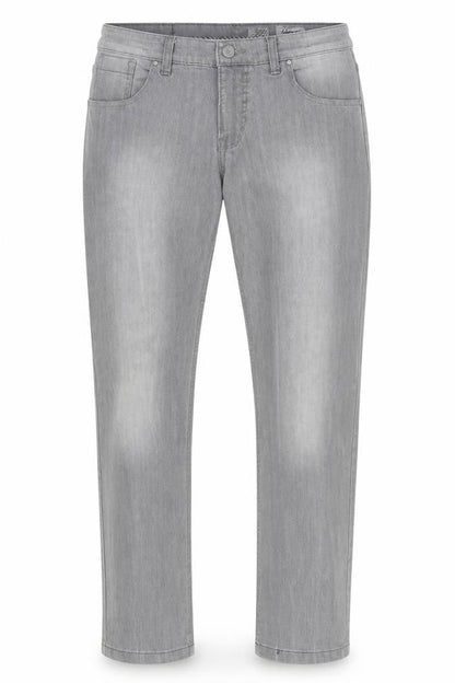 Fashioned House Women’s Grey Straight Leg Denim Jeans W30 L32