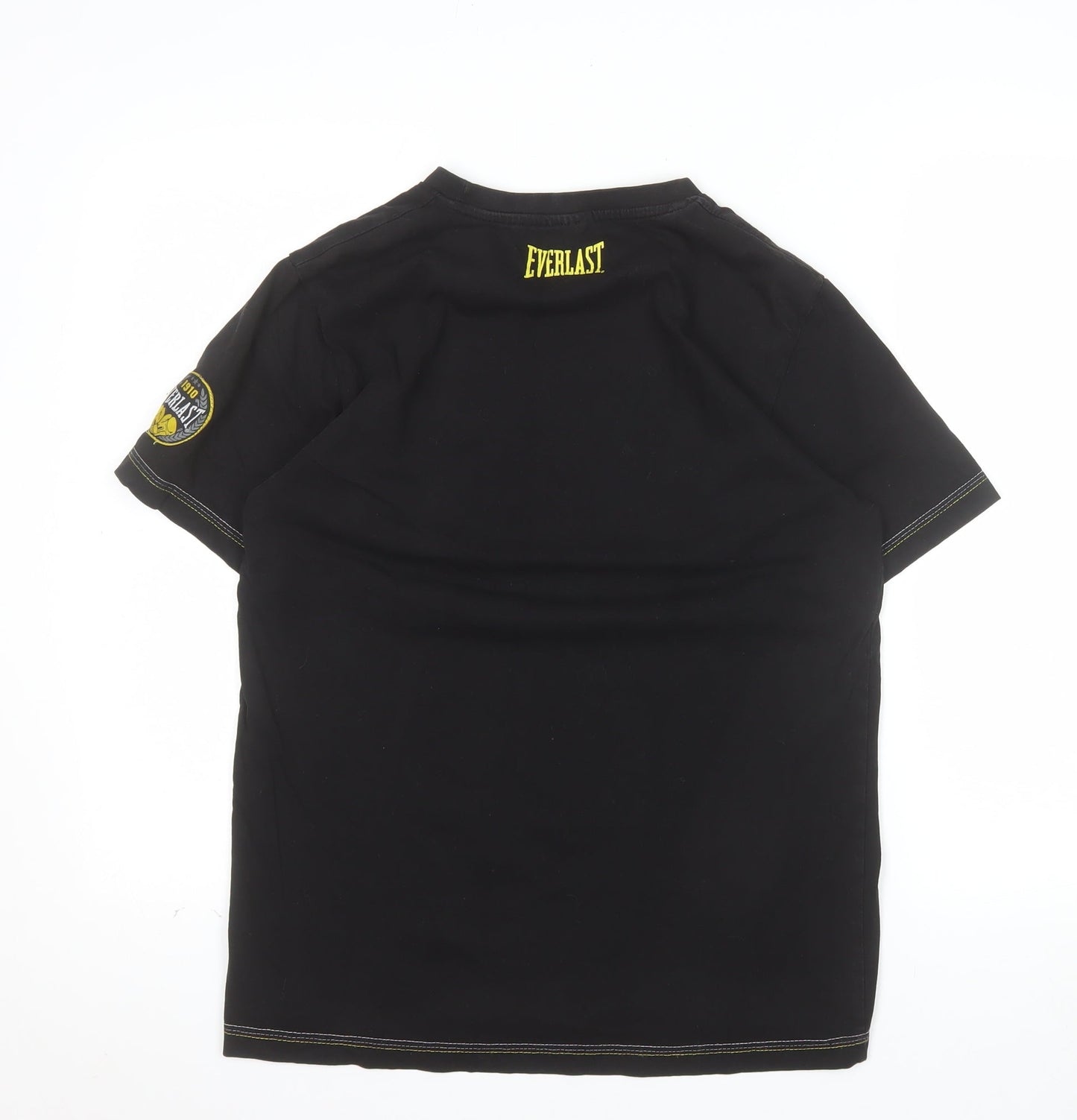 Everlast Men's Black Boxing Graphic Crew Neck T-Shirt Size S
