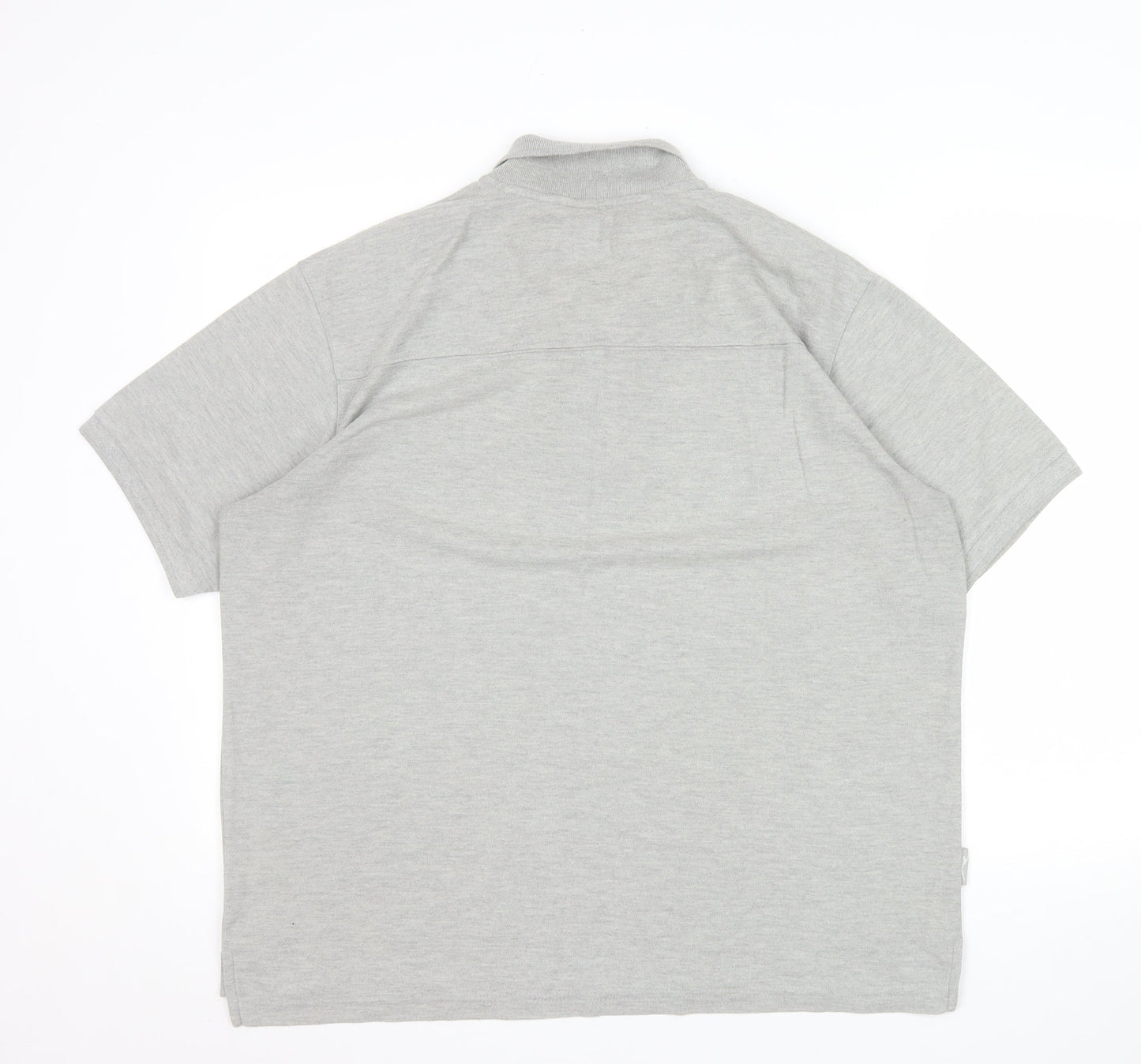 Slazenger Men's Grey XL Regular Fit Polo Shirt Short Sleeve