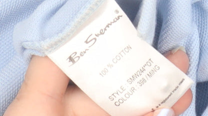 Ben Sherman Men's Blue 2XL Cotton Polo Shirt
