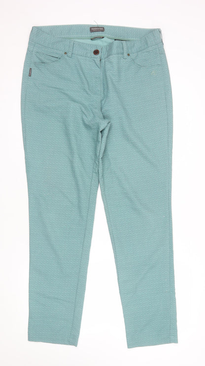 Craghoppers Women's Green Stretch Chino Trousers Size 14