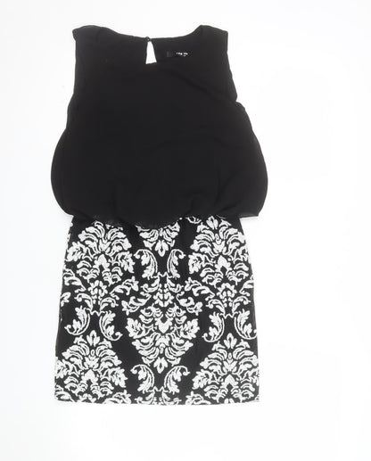 TFNC London Women's Black Sequin Bodycon Dress Size S