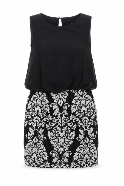 TFNC London Women's Black Sequin Bodycon Dress Size S