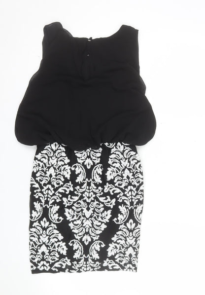 TFNC London Women's Black Sequin Bodycon Dress Size S