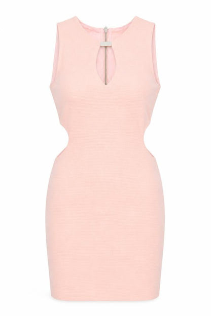 Vera & Lucy Women’s Pink Sleeveless Bodycon Mini Dress S