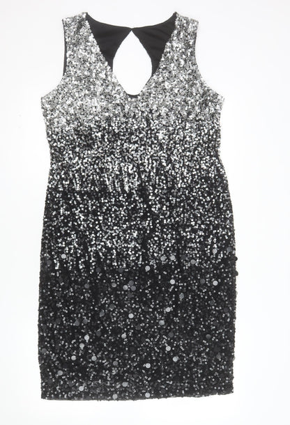 Roman Women’s Multicoloured Size 16 Sequin Bodycon Party Dress