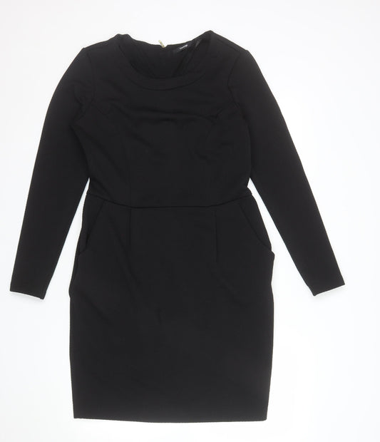 George Women’s Black Bodycon Knee Length Dress Size 14