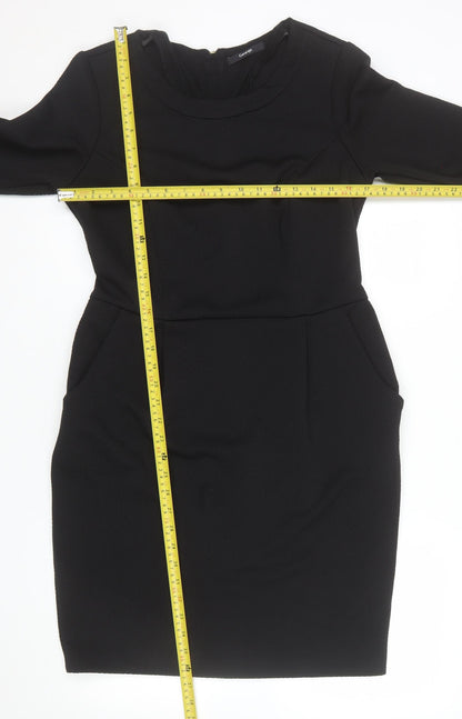 George Women’s Black Bodycon Knee Length Dress Size 14