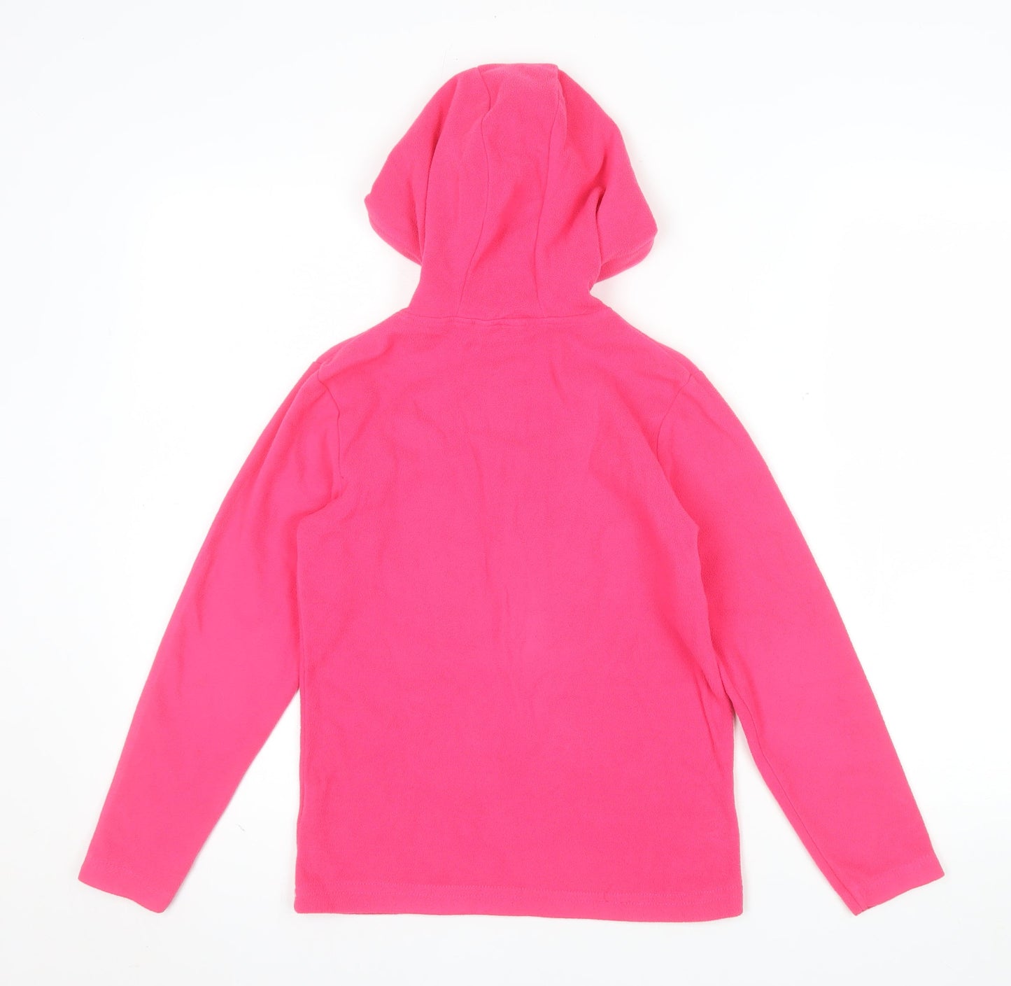 Mountain Warehouse Girls Pink Fleece Pullover Hoodie 9-10 Years