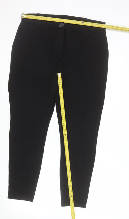 Dorothy Perkins Women’s Black Slim Fit Stretch Trousers UK 16