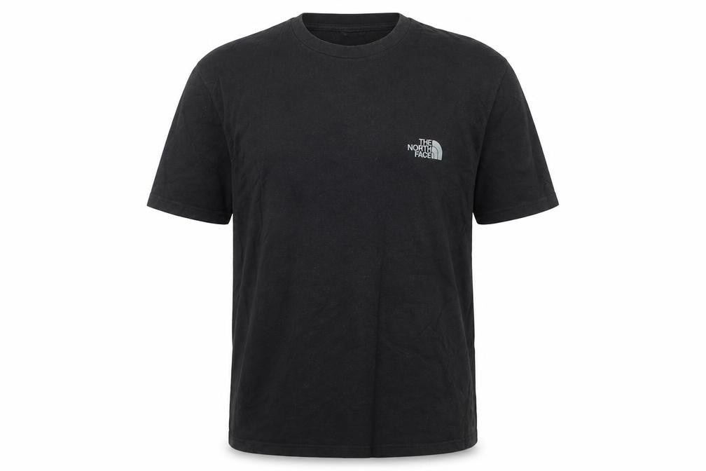 The North Face Men's Black Cotton Graphic Mountain T-Shirt Size S