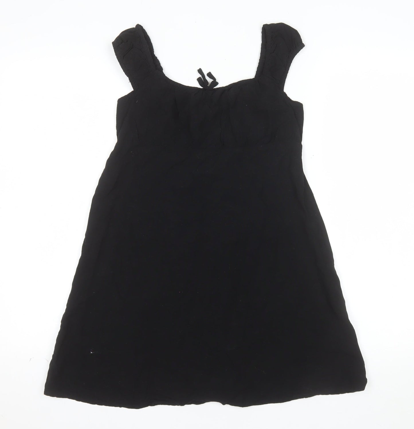 Primark Girls Black A-Line Sleeveless Summer Dress 10-11 Years
