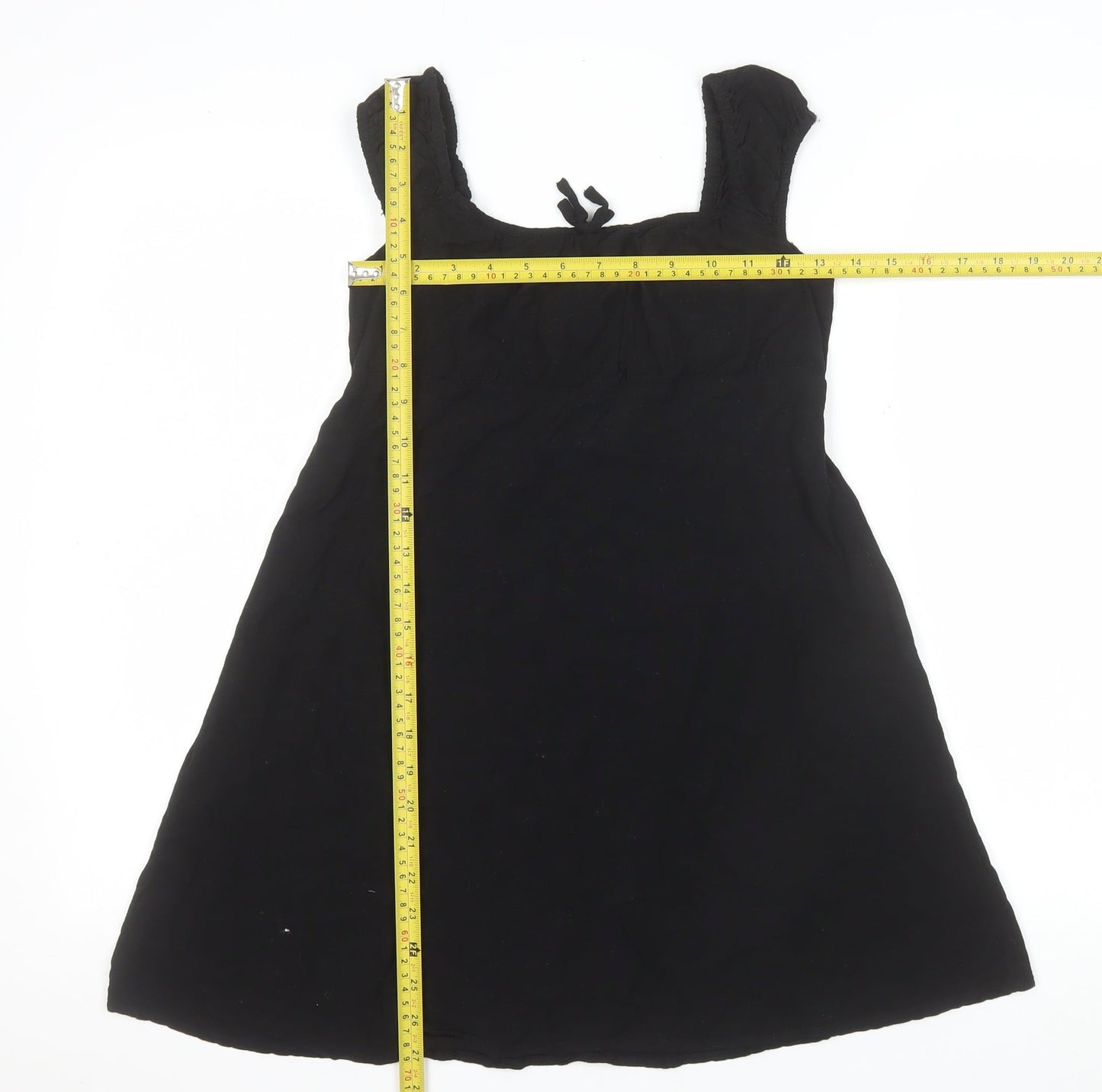 Primark Girls Black A-Line Sleeveless Summer Dress 10-11 Years