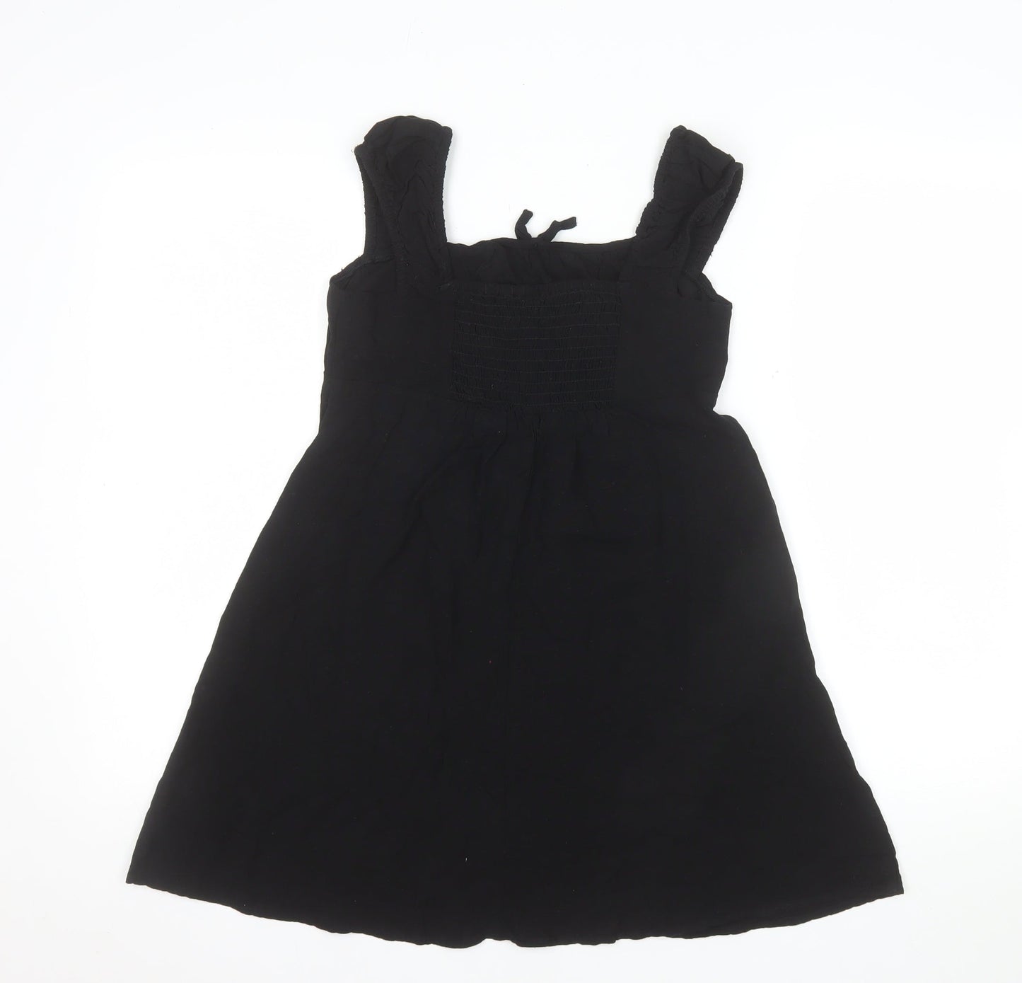 Primark Girls Black A-Line Sleeveless Summer Dress 10-11 Years
