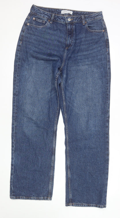 Primark Women's Blue Straight Leg Denim Jeans Size 14