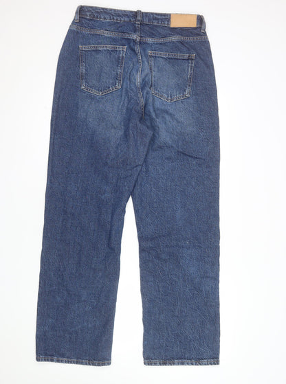 Primark Women's Blue Straight Leg Denim Jeans Size 14