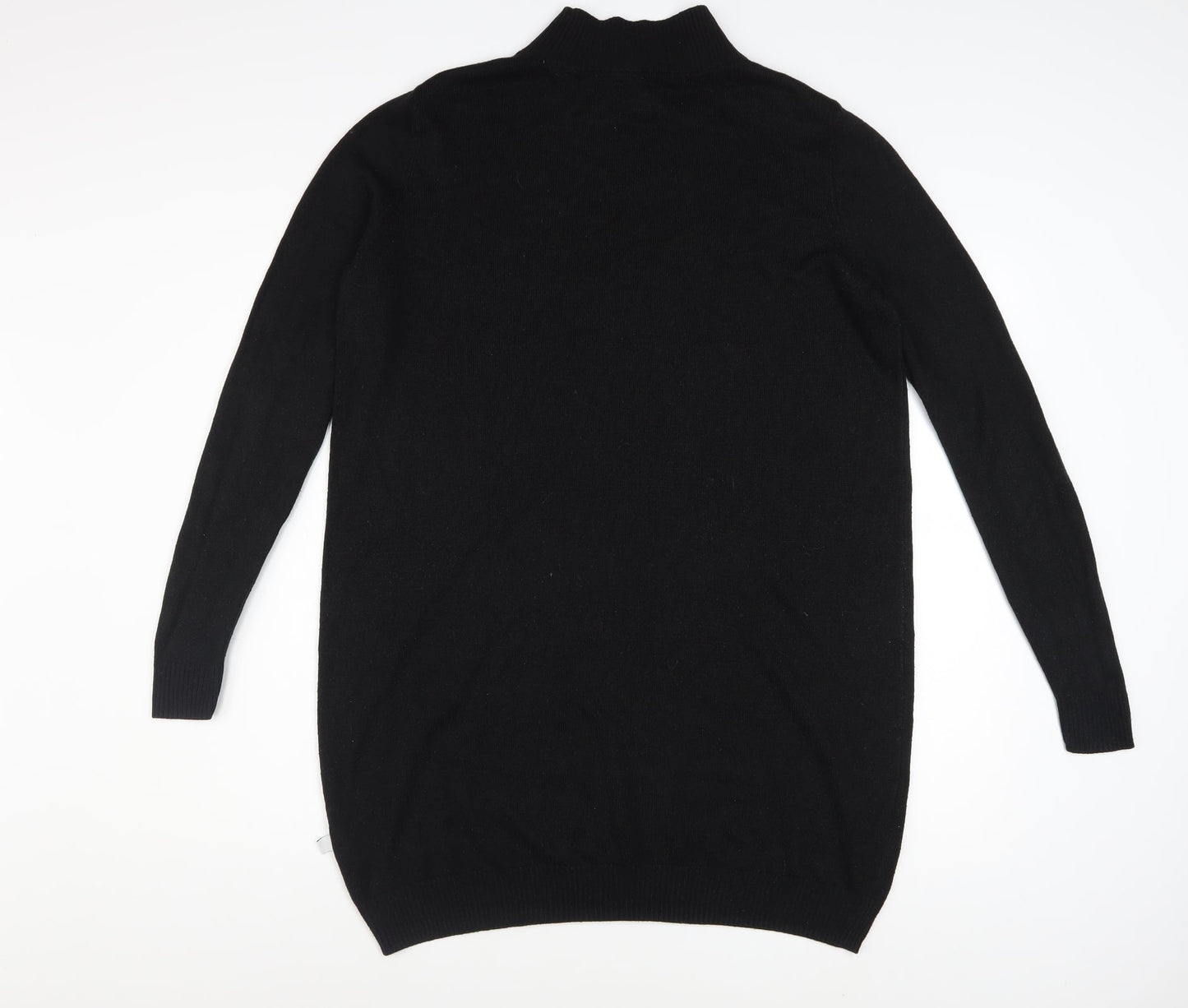 Collusion Women's Black High Neck Long Sleeve Jumper Dress Size 10