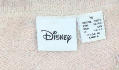 Disney Women Pink Thumper Long Sleeve Knit Jumper Medium