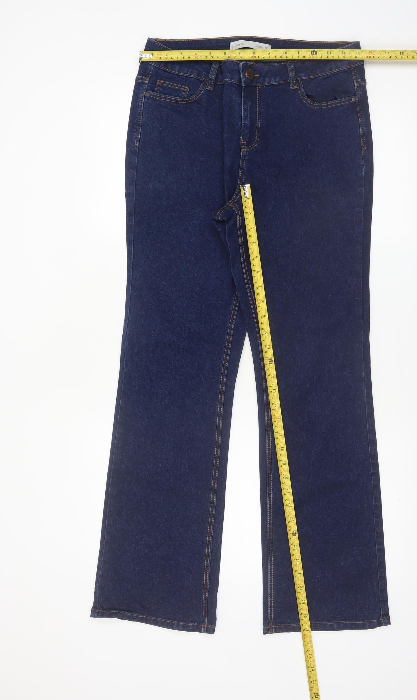 George Women’s Blue Bootcut Jeans Size 14 Regular Fit Denim