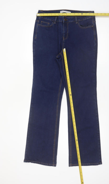 George Women’s Blue Bootcut Jeans Size 14 Regular Fit Denim