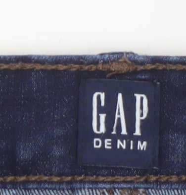 GAP Women Blue Straight Leg Jeans Size 30 Regular Denim