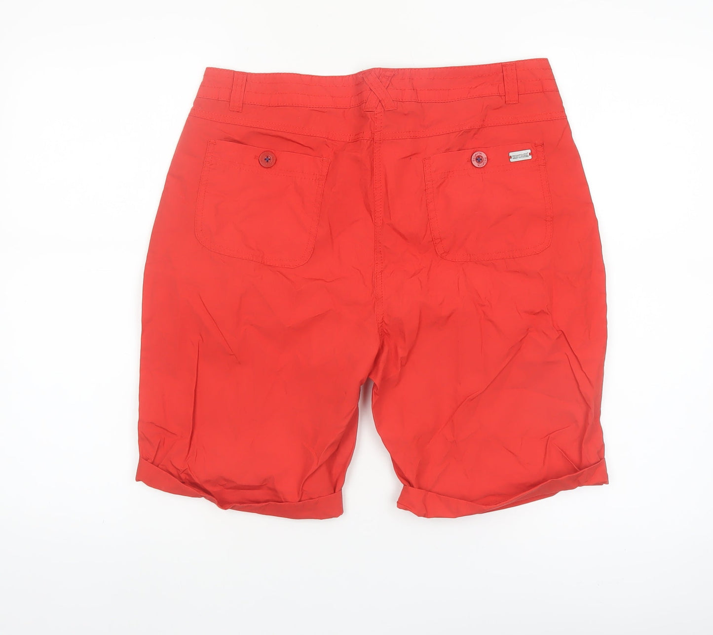 Regatta Women’s Red Chino Shorts Size 12 Cotton Lightweight Outdoor