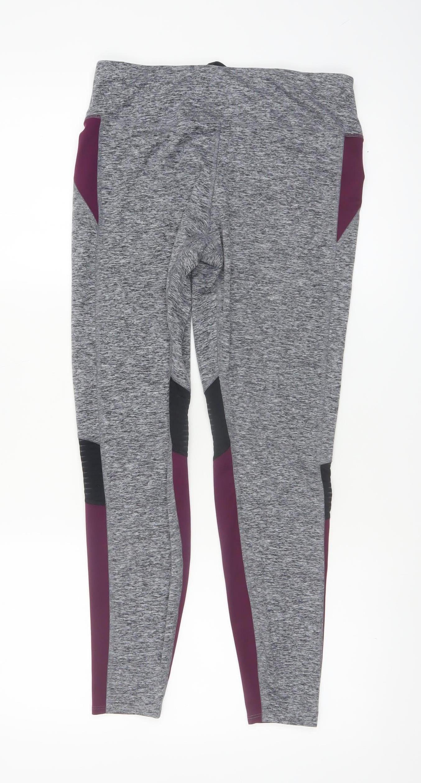 Marks and Spencer Womens Grey Leggings Size 12 Activewear Trousers