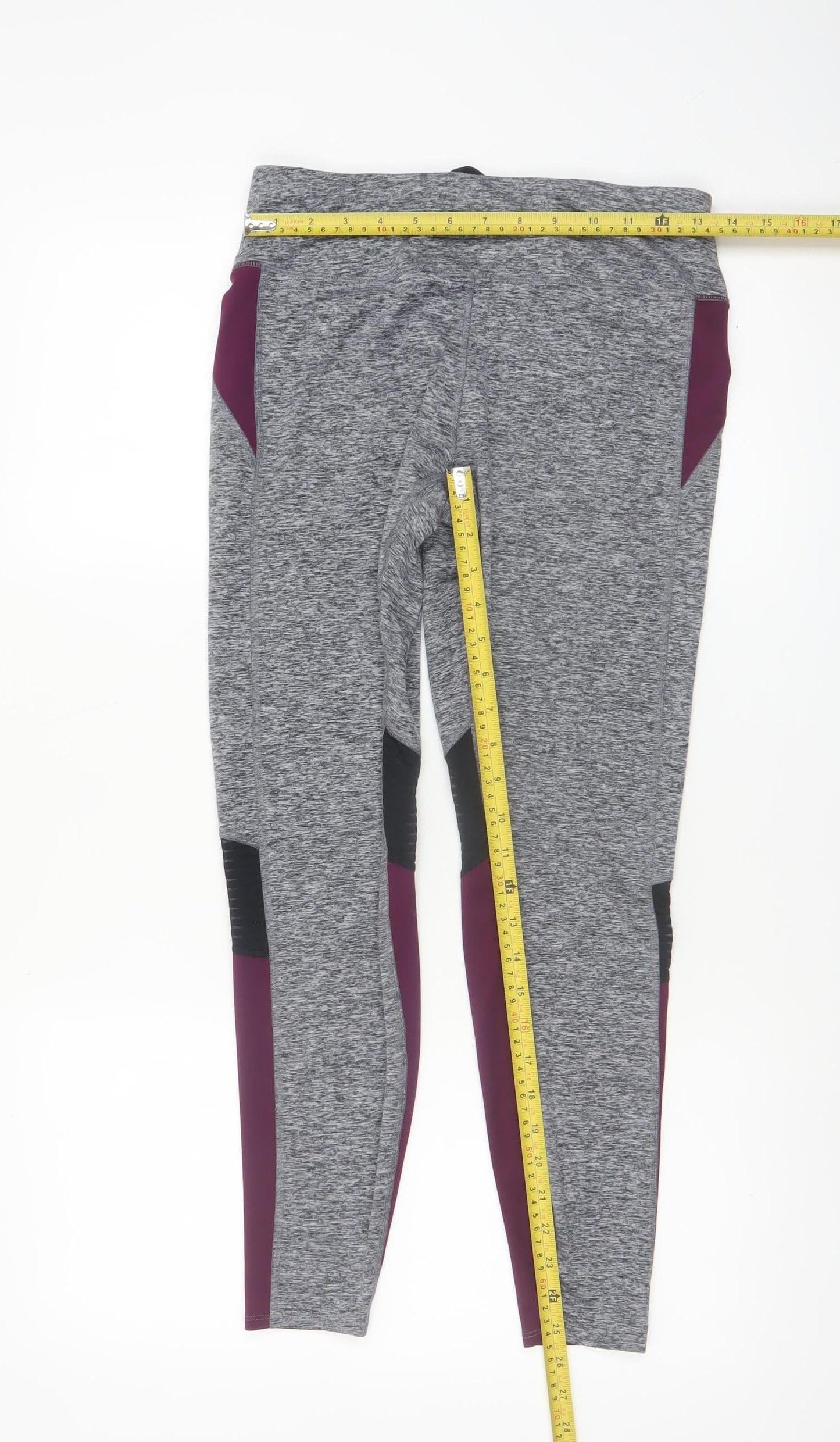 Marks and Spencer Womens Grey Leggings Size 12 Activewear Trousers