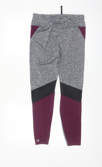 Marks and Spencer Womens Grey Leggings Size 12 Activewear Trousers