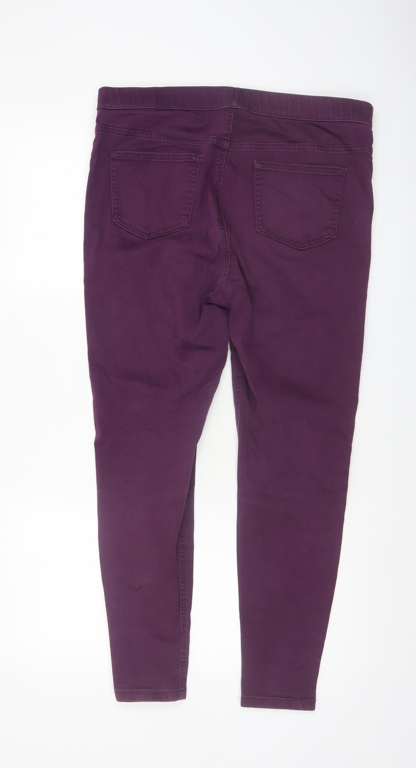 Marks and Spencer Women Purple Jegging Jeans Size 16 Regular Fit