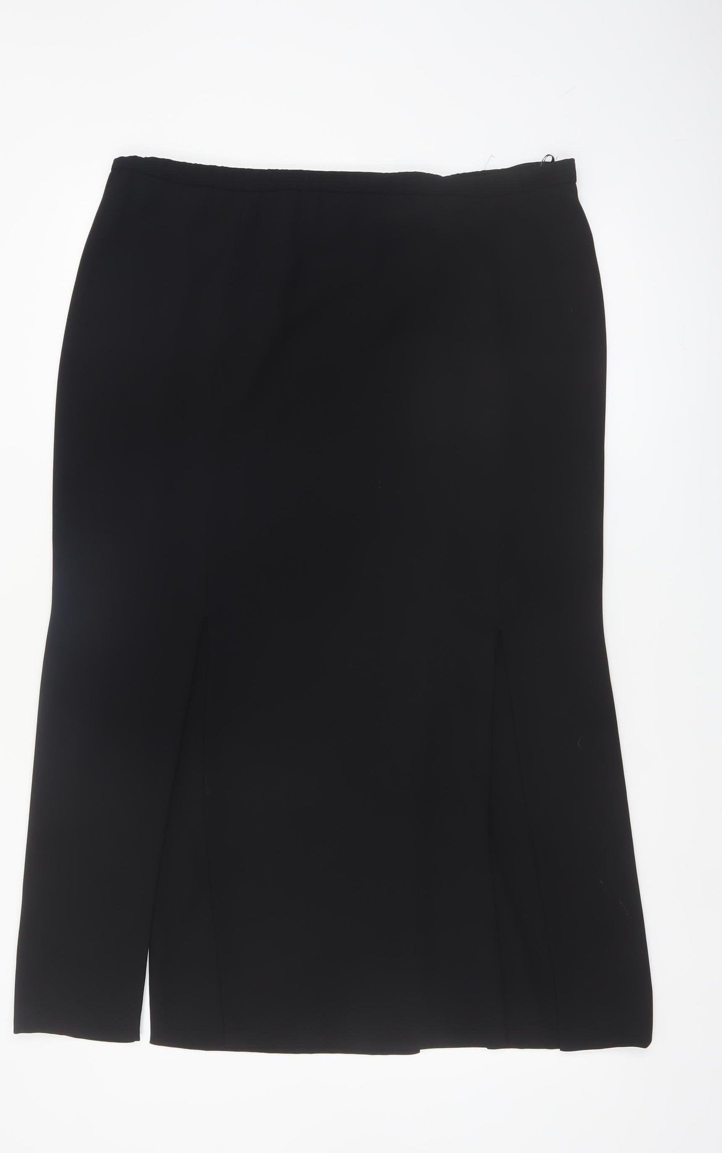 Frank Usher Women’s Black Size 14 Pencil Skirt Knee Length
