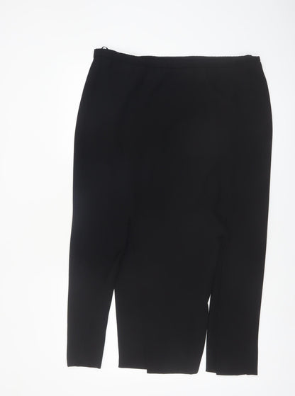 Frank Usher Women’s Black Size 14 Pencil Skirt Knee Length