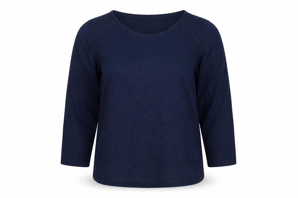 White Stuff Women's Blue Long Sleeve Tunic Blouse UK 10