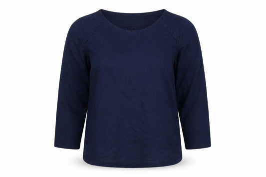 White Stuff Women's Blue Long Sleeve Tunic Blouse UK 10