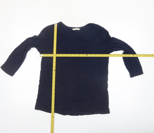 White Stuff Women's Blue Long Sleeve Tunic Blouse UK 10