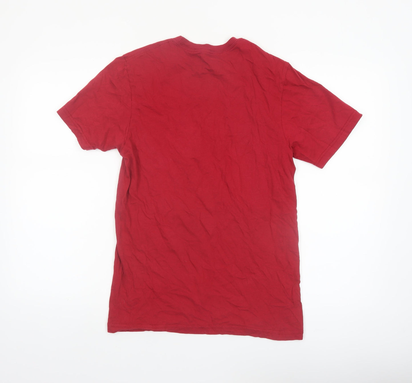Harry Potter Gryffindor Quidditch Red T-Shirt Men's Small Cotton Crew Neck
