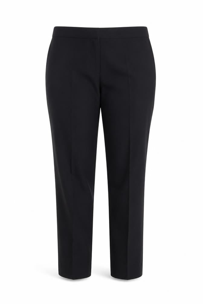 Bonmarché Womens Black Size 14 Straight Leg Polyester Trousers