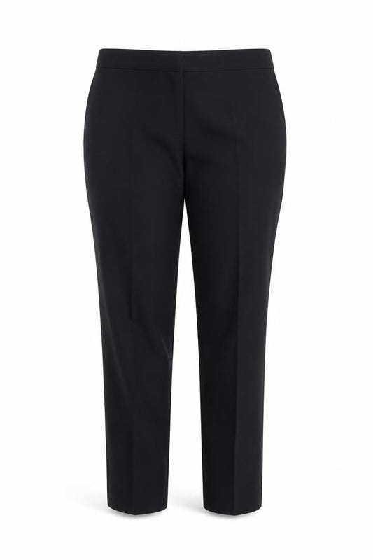 Bonmarché Womens Black Size 14 Straight Leg Polyester Trousers