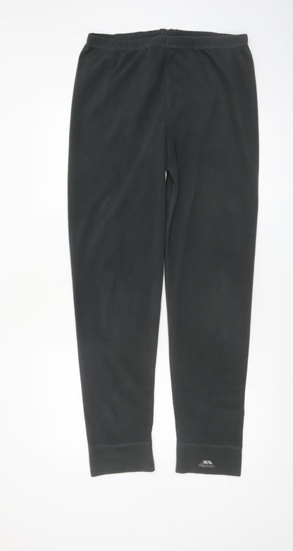 Trespass Men's Black XL Fleece Sweatpants with Elastic Waist