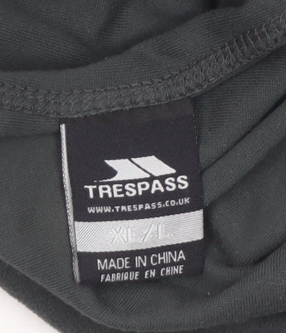 Trespass Men's Black XL Fleece Sweatpants with Elastic Waist